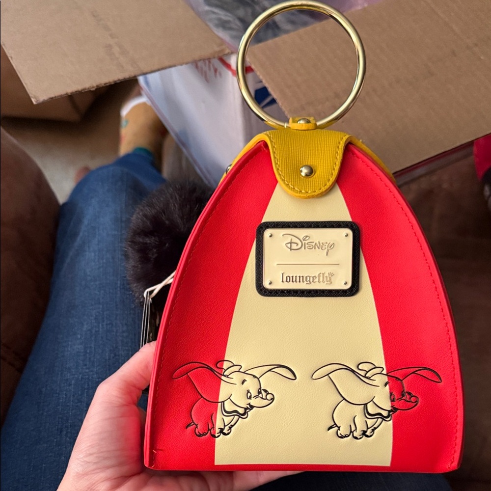Loungefly Disney Dumbo Circus Tent Crossbody Bag New with Tags